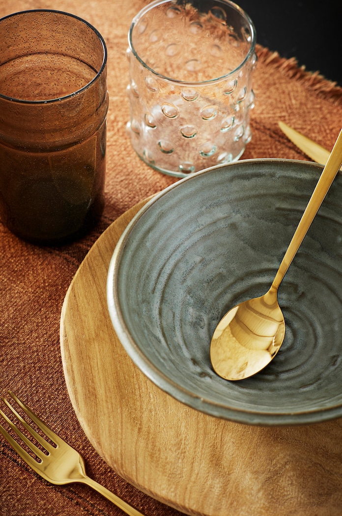 Kuchyňa a bar Madam Stoltz - Sada tanierov (3-pak) 160380SC hnedá