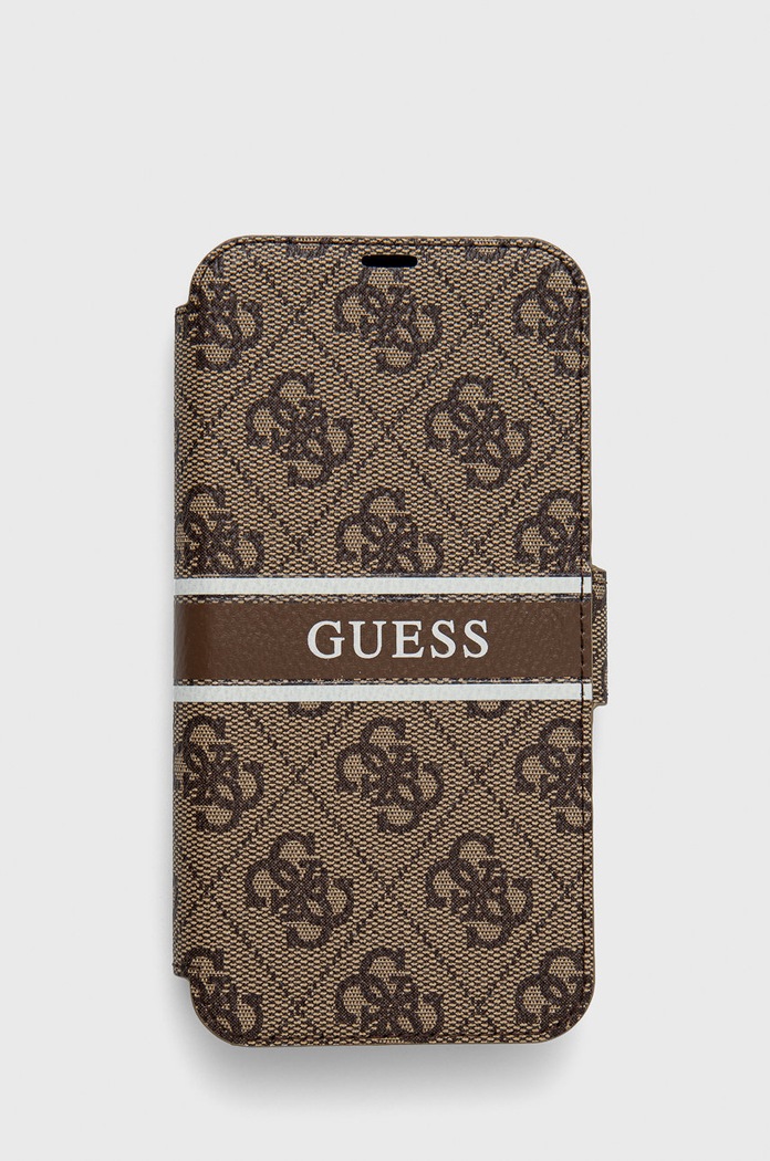 Obal na telefon Guess na mobil hnědá GUBKP13L4GDBR