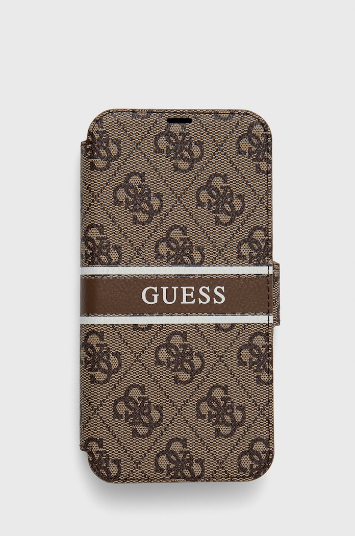 Obal na telefon Guess na mobil hnědá GUBKP13L4GDBR