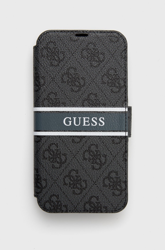 Guess Etui na telefon iPhone 13 szary GUBKP13M4GDGR
