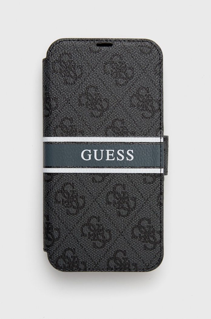 Guess Etui na telefon iPhone 13 szary GUBKP13M4GDGR