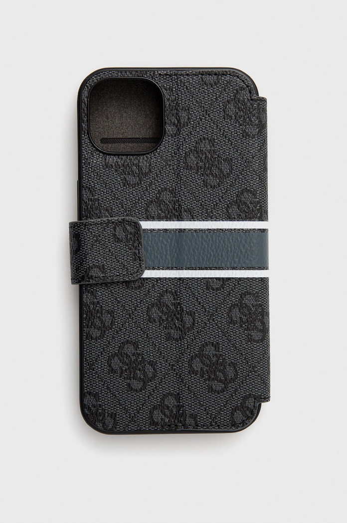 Akcesoria Guess Etui na telefon iPhone 13 GUBKP13M4GDGR szary