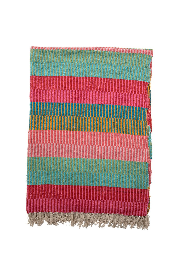 Pléd Bloomingville 160 x 130 cm zelená 82051011
