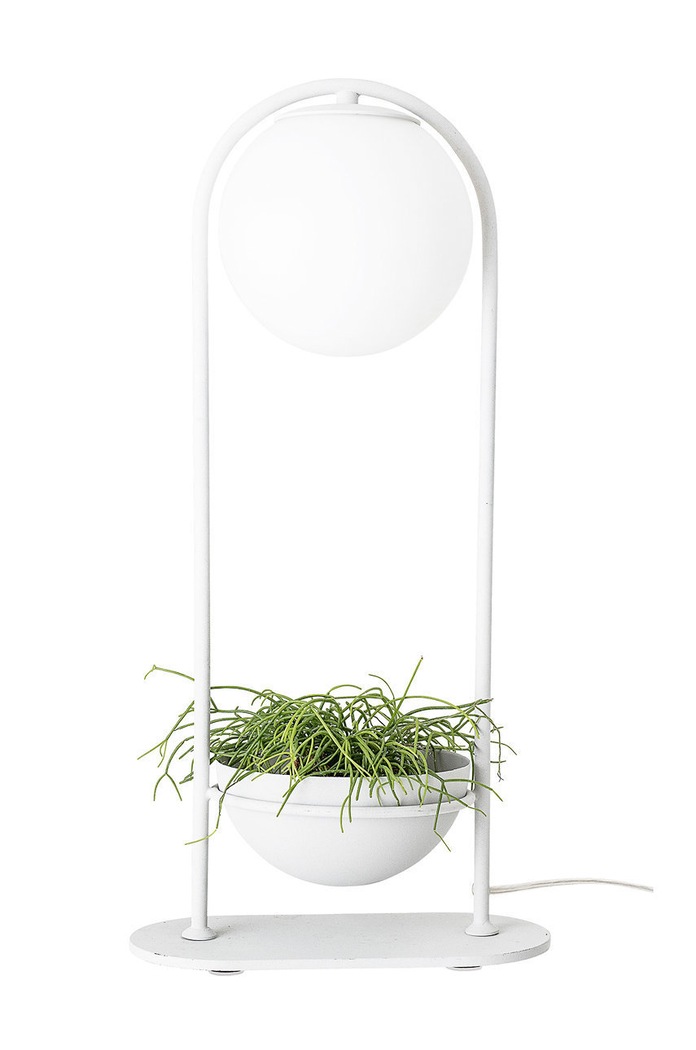 Bloomingville lampa stołowa biały 82040782