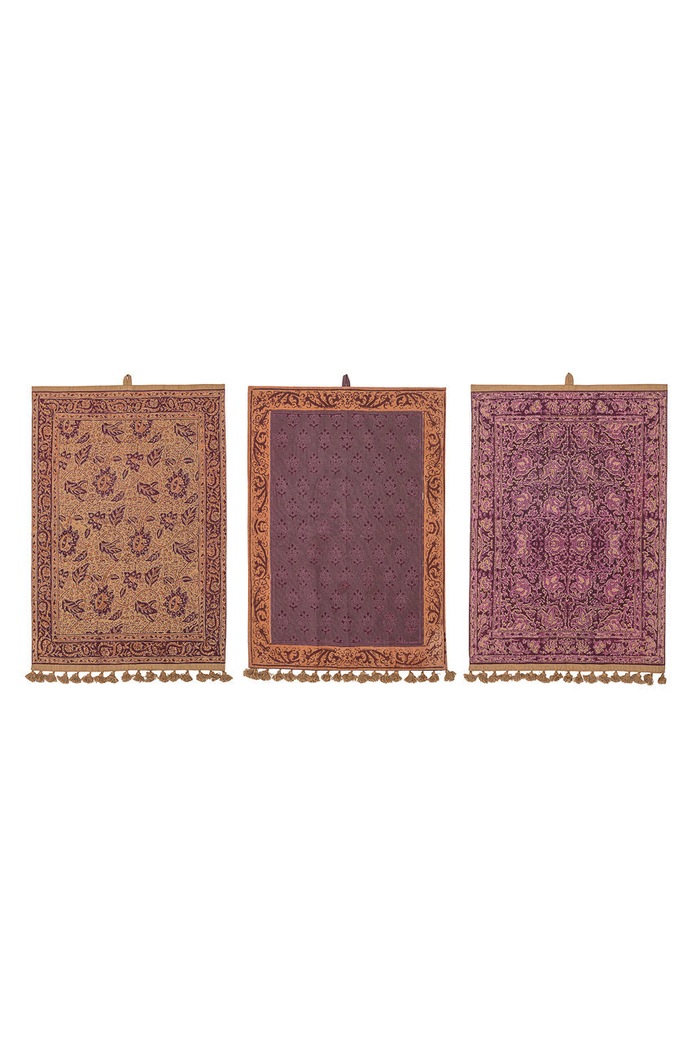 Bloomingville ręcznik bawełniany (3-pack) brązowy 82052976