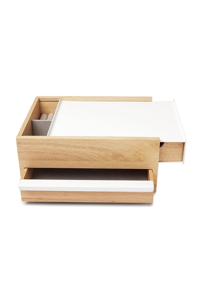 Umbra organizer na biżuterię biały 290245.668