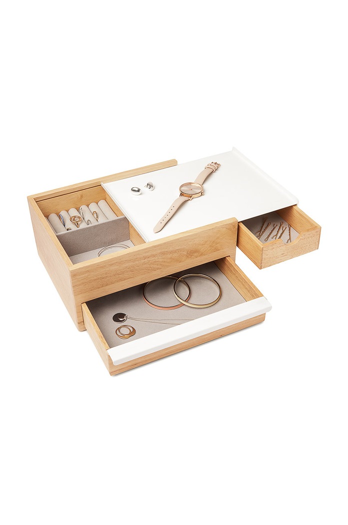 Umbra organizer na biżuterię 290245.668 biały