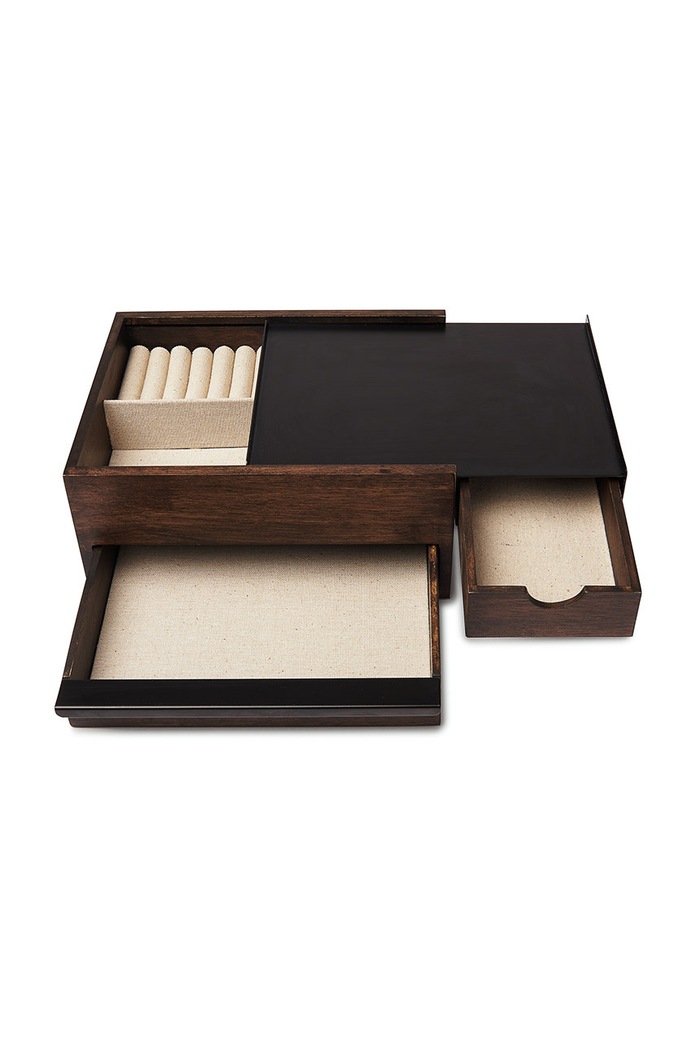 Umbra organizer na biżuterię czarny 290245.048