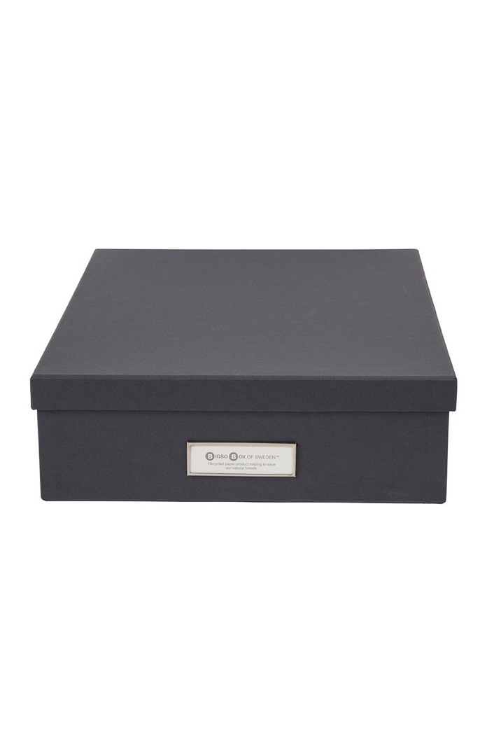 Bigso Box of Sweden - cutie de depozitare Oskar 945145641 gri AA00
