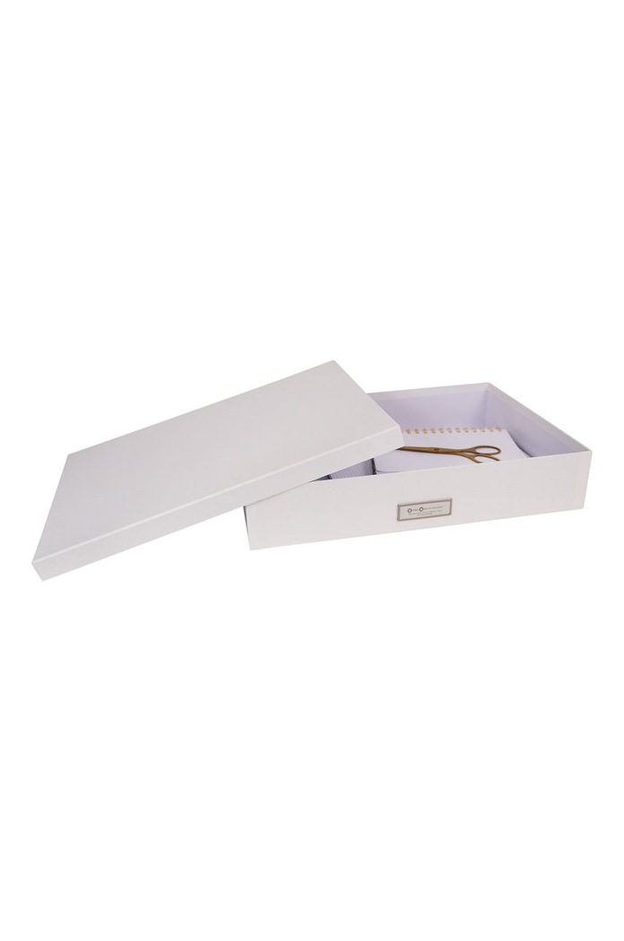 Obývacia izba a spálňa Bigso Box of Sweden - Úložný box Sverker 934145541 biela