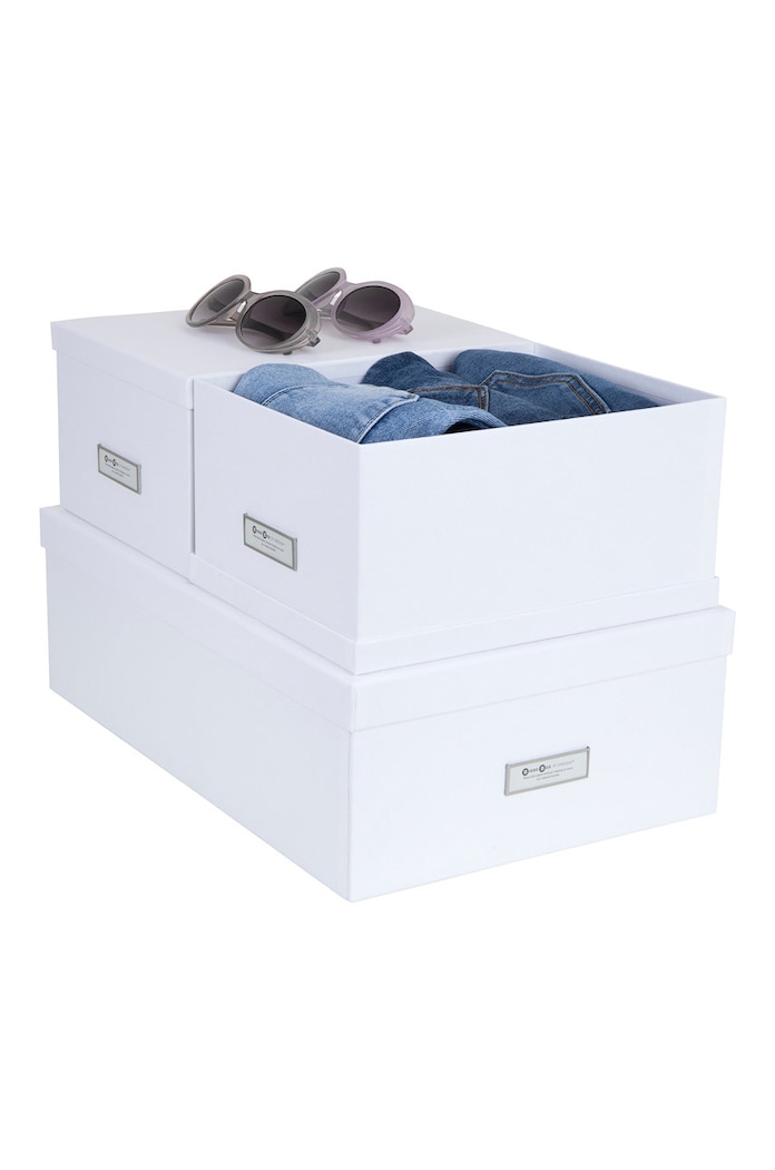 Sada úložných boxů Bigso Box of Sweden Inge (3-pack) 811345541 bílá