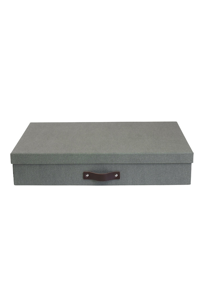 Bigso Box of Sweden κουτί αποθήκευσης Sverker 9341C6449LEA648 γκρί AA00