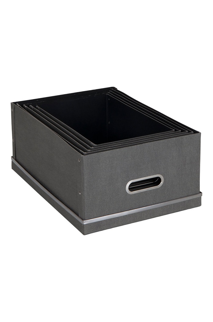 Вітальня та спальня Bigso Box of Sweden Набір коробок для зберігання Joachim (5-set) 5515C6449 сірий
