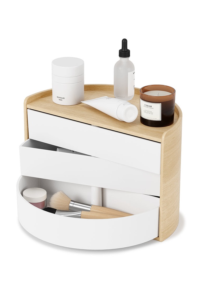 Umbra organizer na biżuterię biały 1014748.668