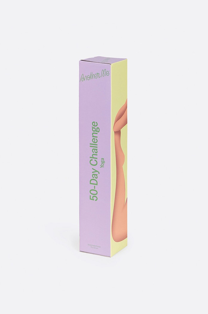 DOIY Plakat zdrapka 50 Day Yoga Challenge AM50CHPOYOE multicolor AA00