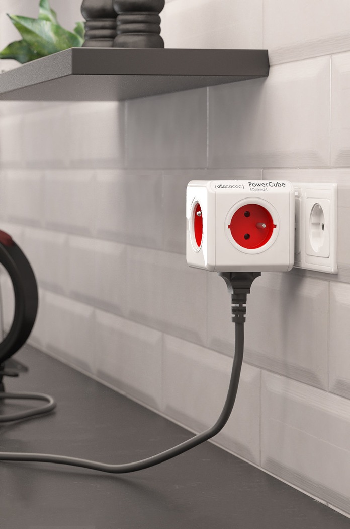 PowerCube rozgałęźnik modułowy PowerCube Original RED 2100RD/FRORPC czerwony AA00