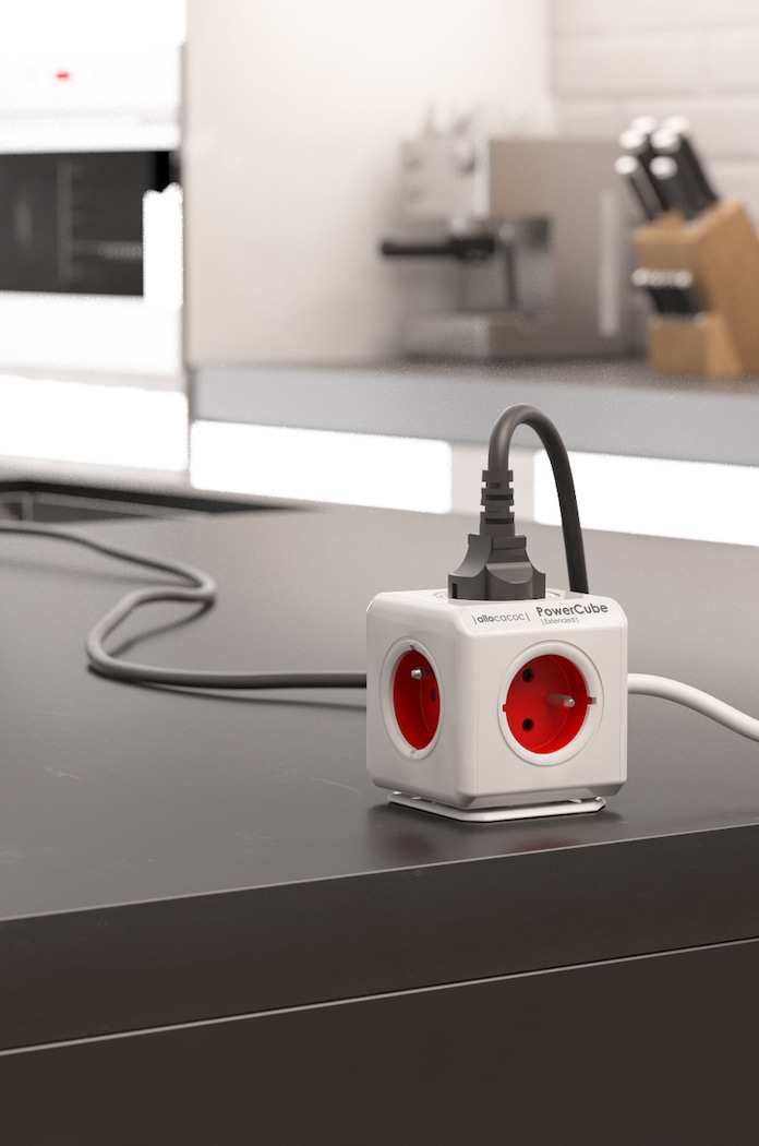 Modulární rozbočka PowerCube PowerCube Extended 1,5 m RED 2300RD/FREXPC červená AA00
