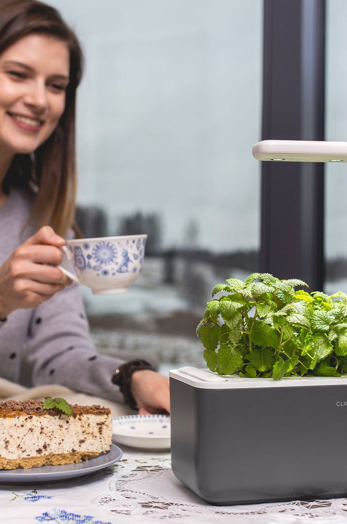 Click & Grow Inteligentný kvetináč Smart Garden 3 SG3GY sivá