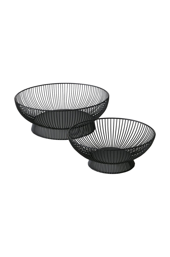 Boltze Set de boluri decorative Balu (2-pack) negru 2027377