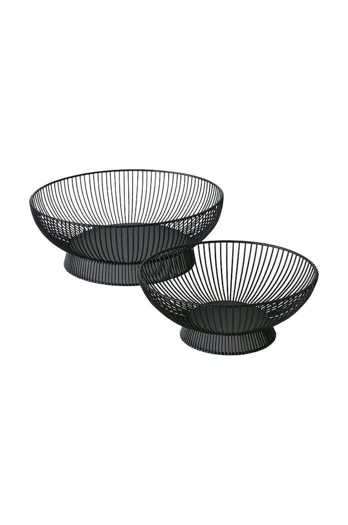 Boltze Set de boluri decorative Balu (2-pack) negru 2027377