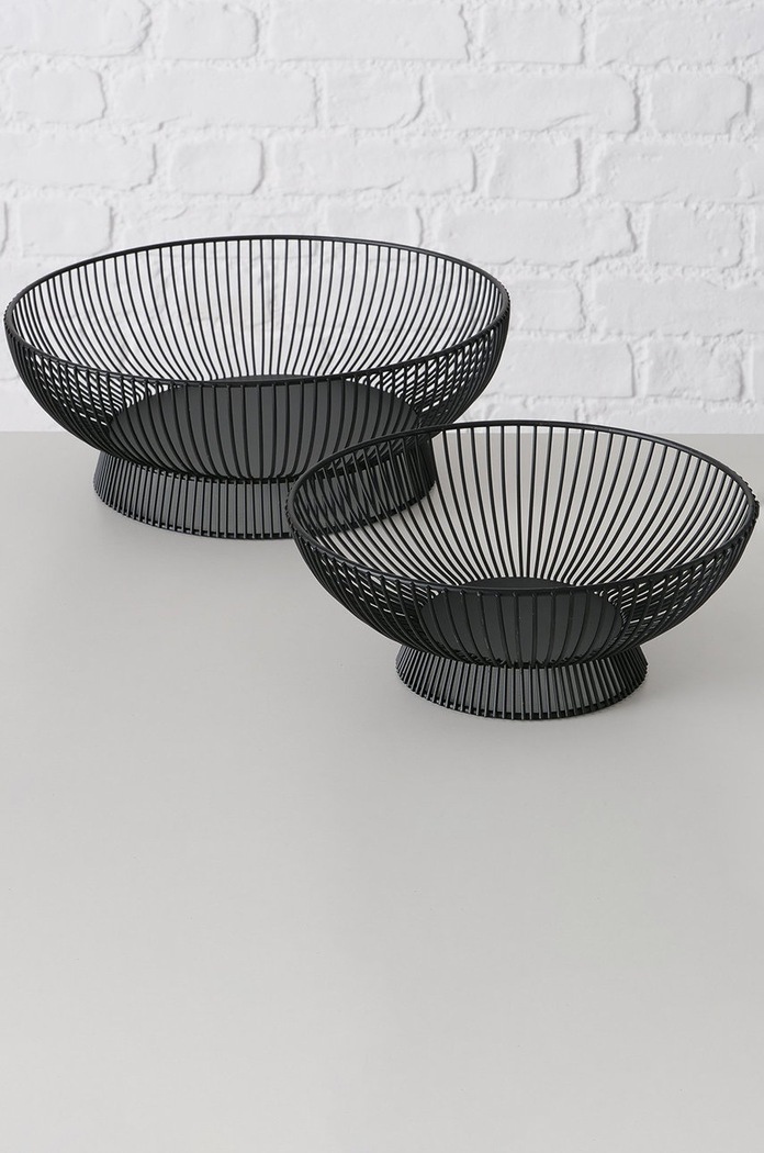 Boltze Set de boluri decorative Balu (2-pack) 2027377 negru AA00