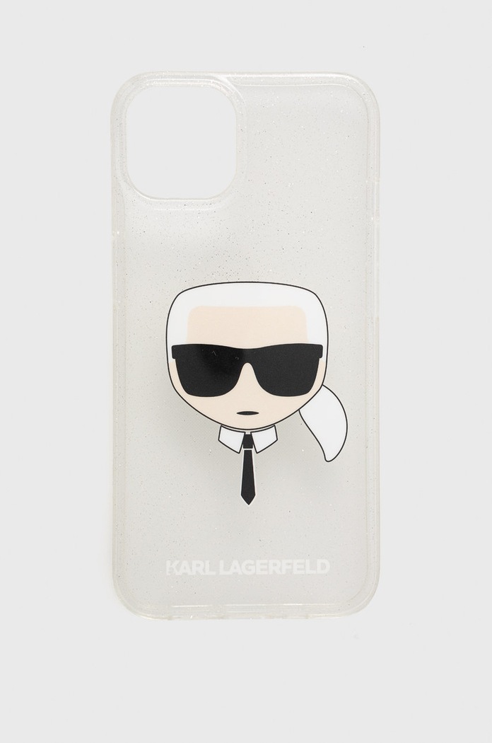 Karl Lagerfeld etui na telefon iPhone 13 KLHCP13MKHTUGLS na telefon srebrny KLHCP13MKHTUGLS
