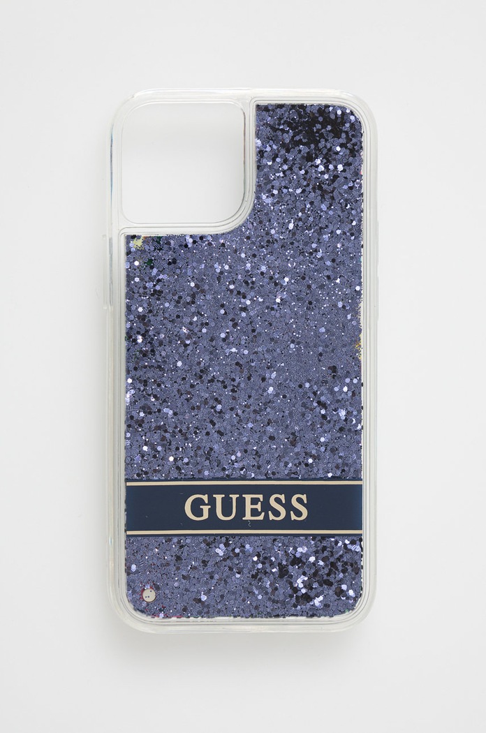 Guess Etui na telefon iPhone 13 mini 5,4 GUHCP13SLFLSB granatowy AA00