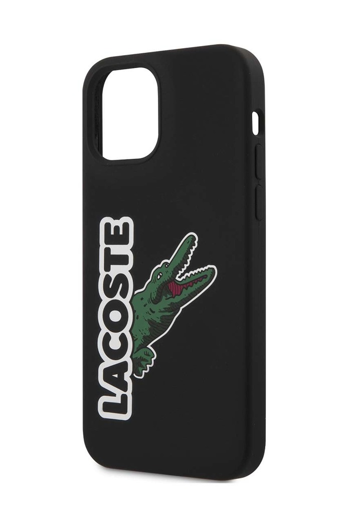 Lacoste etui na telefon iPhone 12/12 Pro LCHC12MSHK czarny AA00