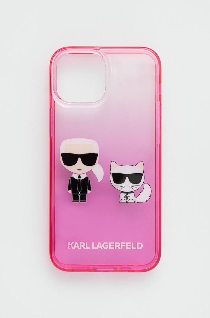 Θήκη κινητού Karl Lagerfeld Iphone 13 Mini 5,4'' για τηλέφωνο ροζ KLHCP13STGKCP