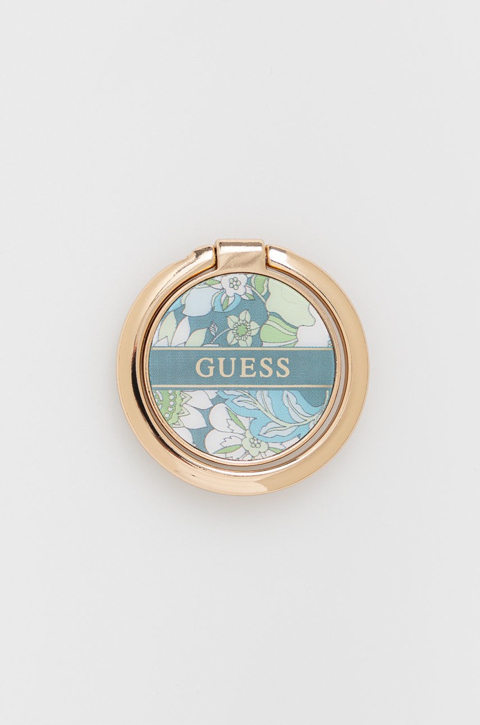 Samolepiaci držiak na mobil Guess Uchwyt Ring Stand zelená GURSHCHMAN