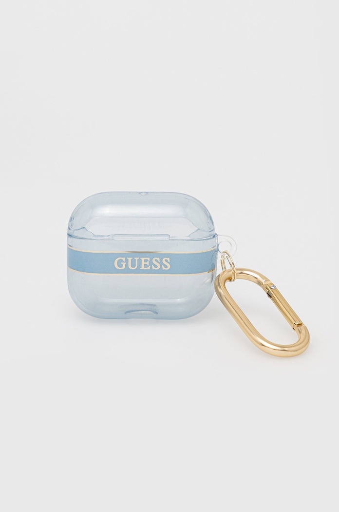 Guess Pokrowiec na airpods AirPods 3 cover niebieski GUA3HHTSB