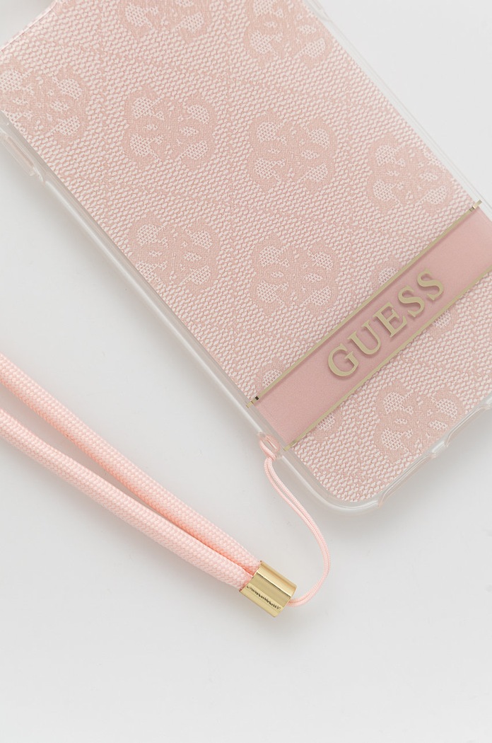 Guess Etui na telefon iPhone SE 2022 / SE 2020 / 7/ 8 GUOHCI8H4STP różowy AA00