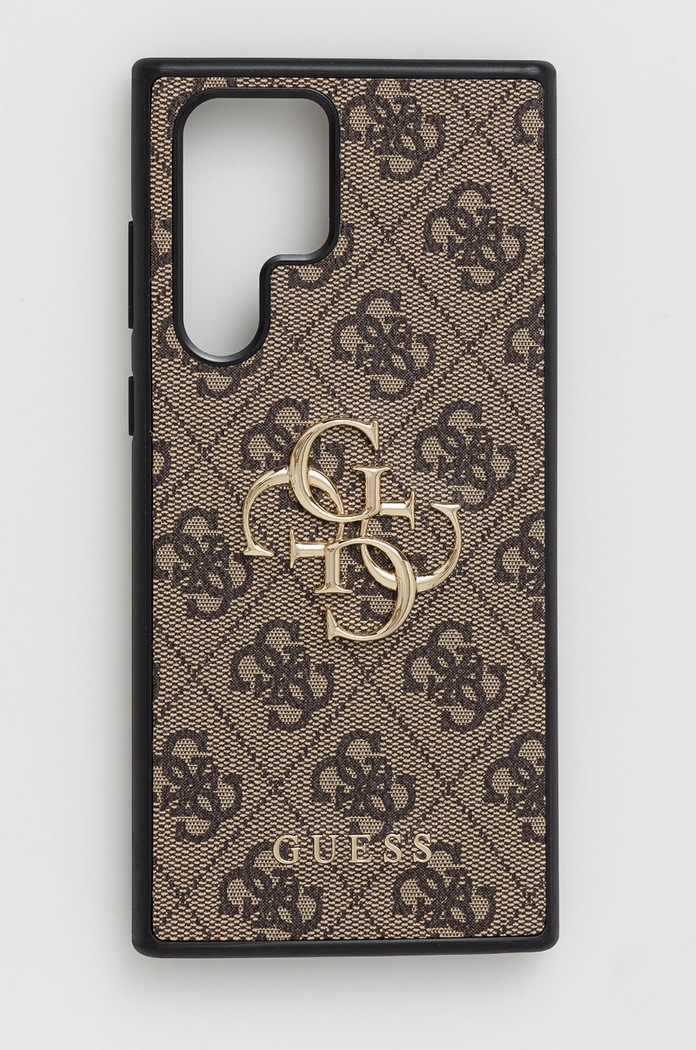 Guess etui na telefon S908 S22 Ultra na telefon brązowy GUHCS22L4GMGBR