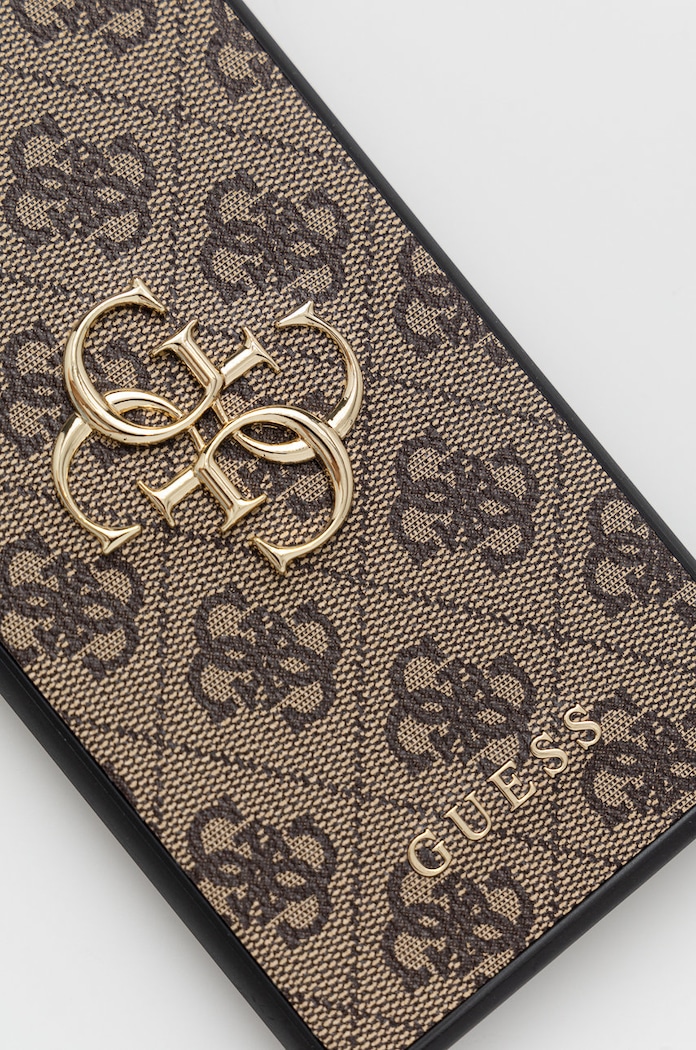 Guess etui na telefon S908 S22 Ultra GUHCS22L4GMGBR brązowy AA00