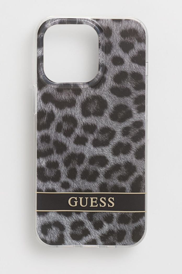 Guess etui na telefon iPhone 13 Pro / 13 6,1'' na telefon szary GUHCP13LHSLEOK