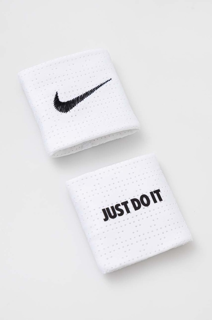 Nike brățări 2-pack alb N.100.3468.101