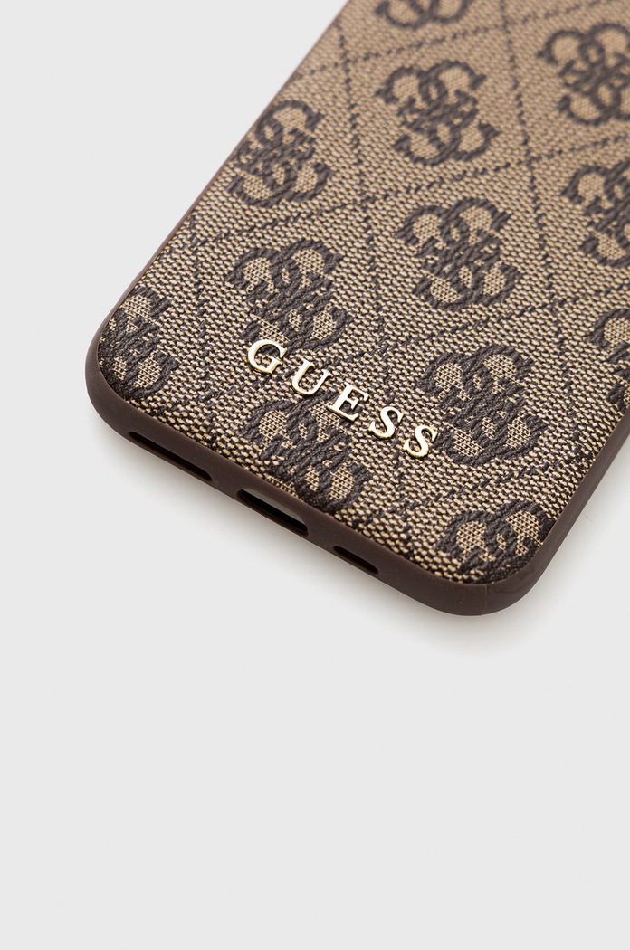 Guess etui na telefon iPhone 11 Pro 5,8" GUHCN58G4GFBR brązowy AA00