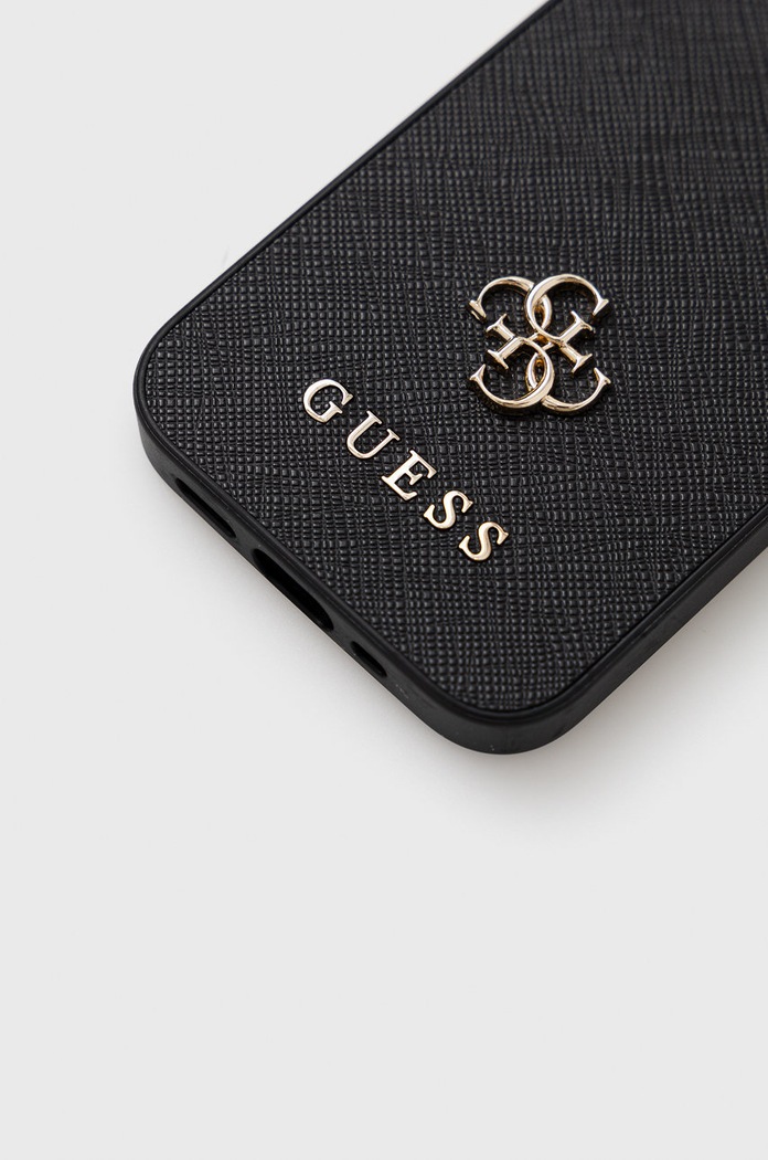 Guess etui na telefon iPhone 13 mini 5,4'' GUHCP13SPS4MK czarny AA00