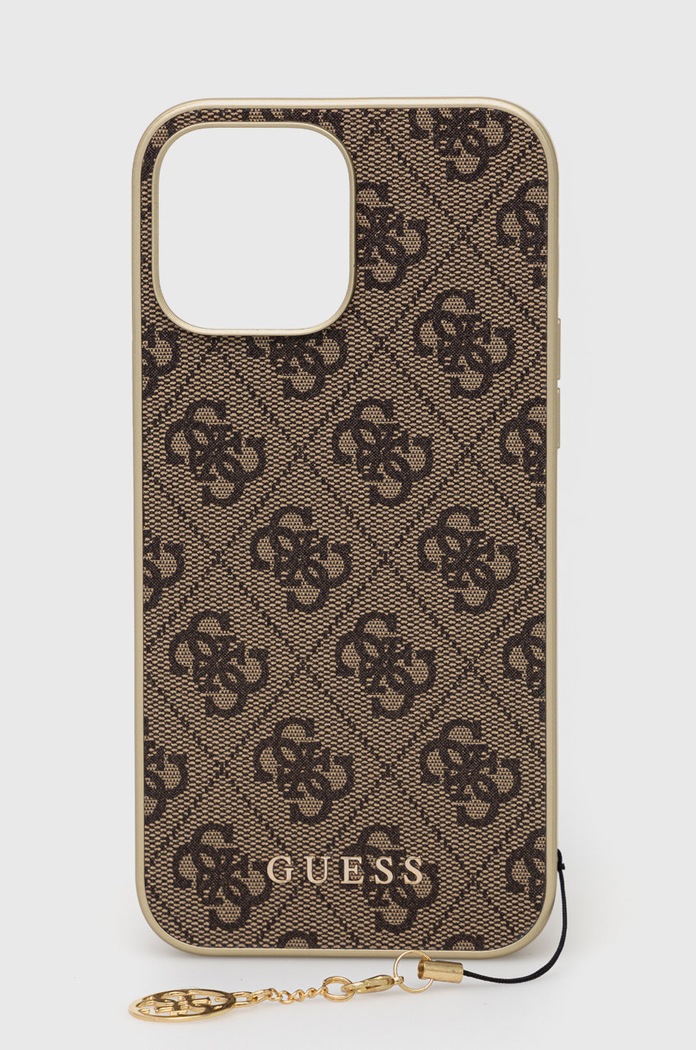 Guess etui na telefon iPhone 13 Pro Max 6,7'' na telefon brązowy GUHCP13XGF4GBR
