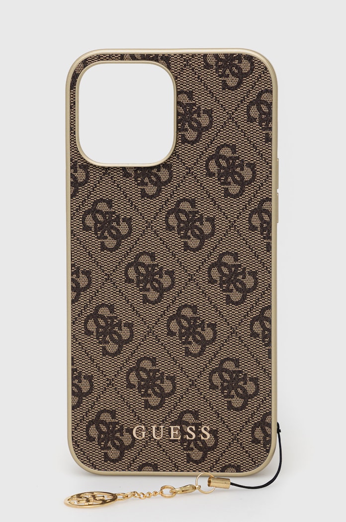 Guess etui na telefon iPhone 13 Pro Max 6,7'' na telefon brązowy GUHCP13XGF4GBR