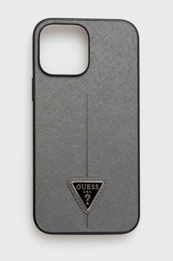 Guess etui na telefon iPhone 13 Pro Max 6,7'' na telefon srebrny GUHCP13XPSATLG
