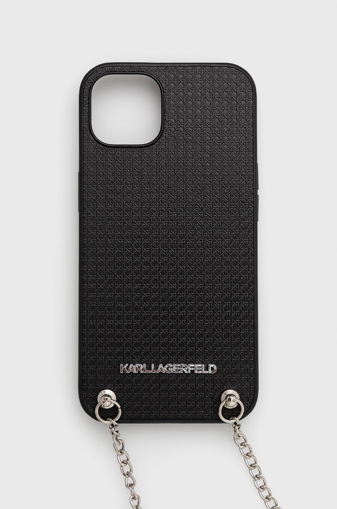 Karl Lagerfeld etui na telefon iPhone 13 6,1'' na telefon czarny KLHCP13MPMK
