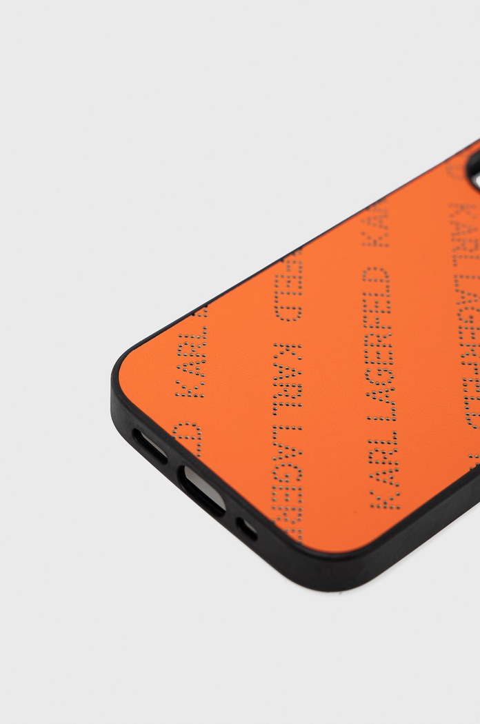 Karl Lagerfeld Etui na telefon iPhone 13 mini 5,4'' KLHCP13SPTLO pomarańczowy AA00