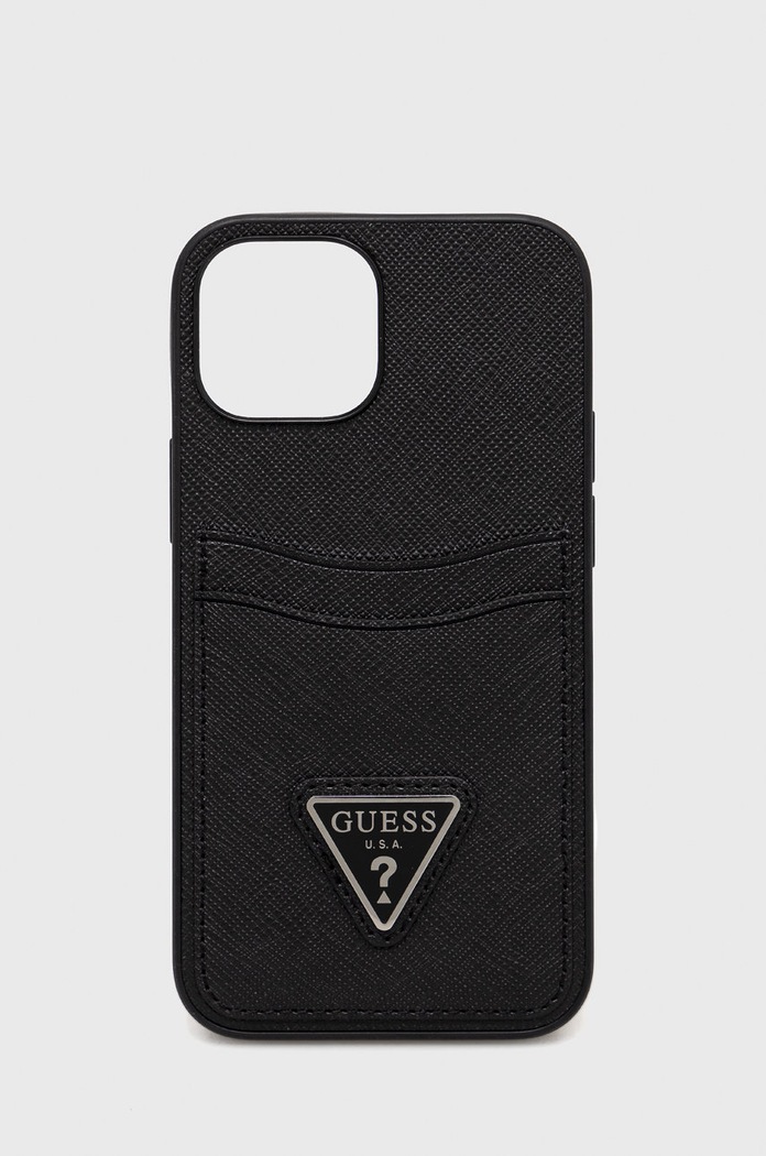 Puzdro na mobil Guess Iphone 13 Mini 5,4'' na mobil čierna GUHCP13SPSATPK