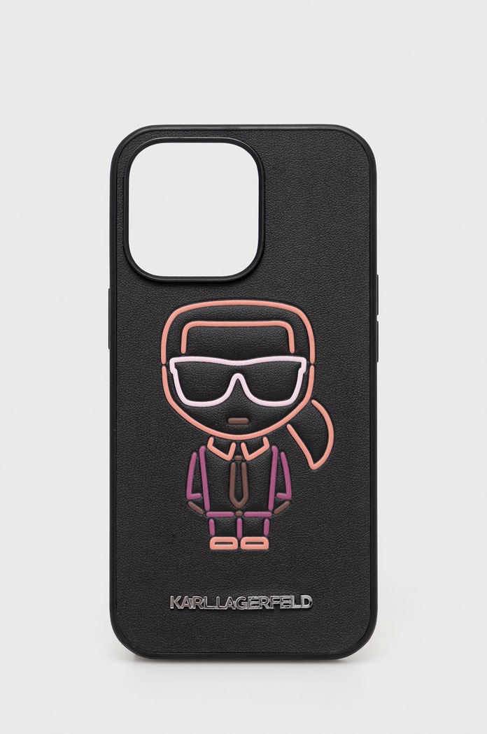 Karl Lagerfeld etui na telefon iPhone 13 Pro 6,1'' na telefon czarny KLHCP13LTUOK