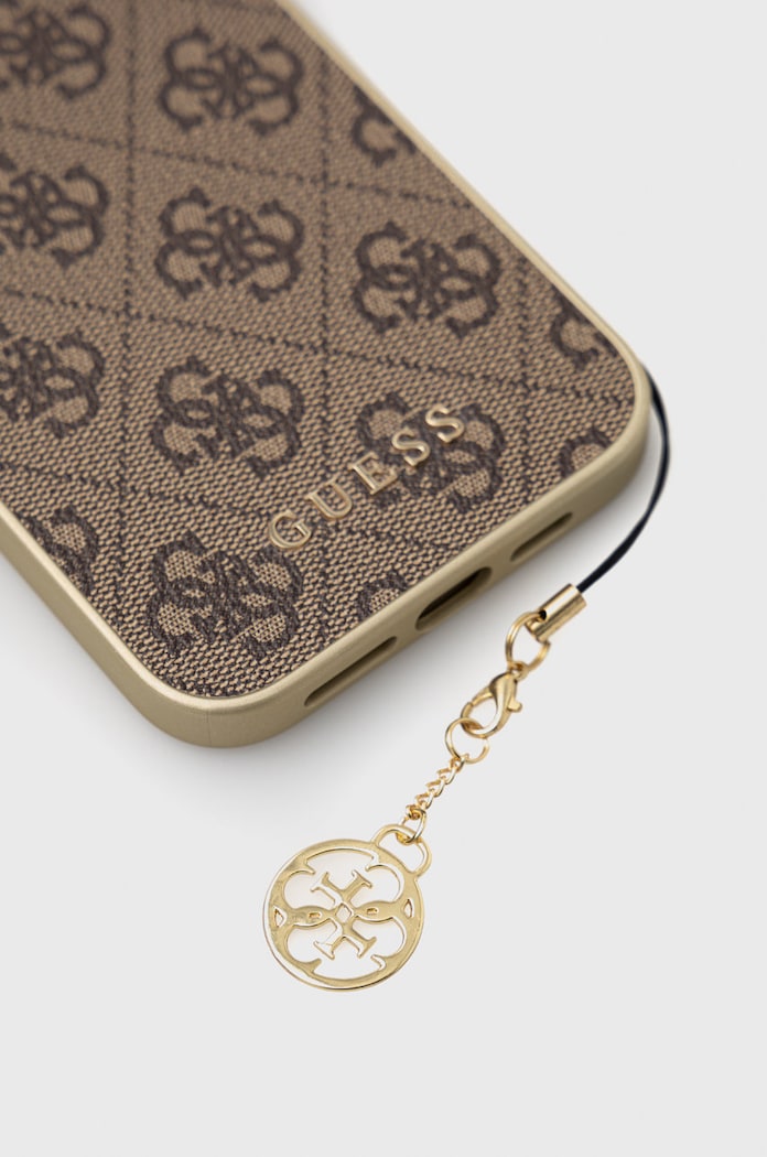 Guess Etui na telefon iPhone 14 Pro Max 6,7" GUHCP14XGF4GBR brązowy AA00