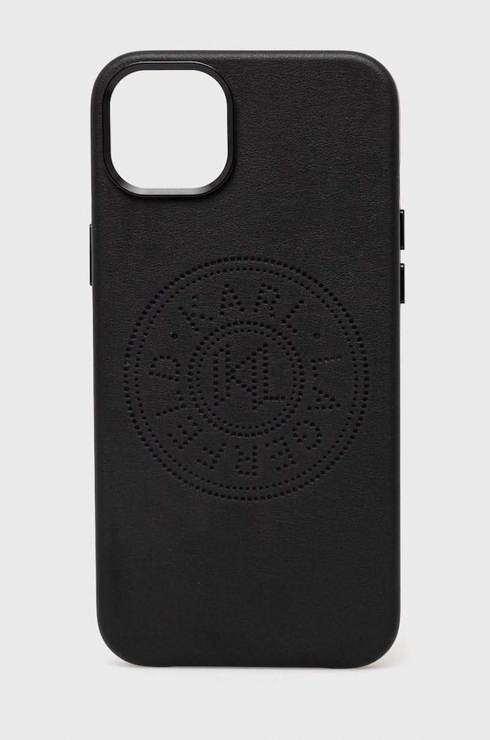 Obal na telefon Karl Lagerfeld Iphone 14 Plus 6,7" na mobil černá KLHCP14MFWHK