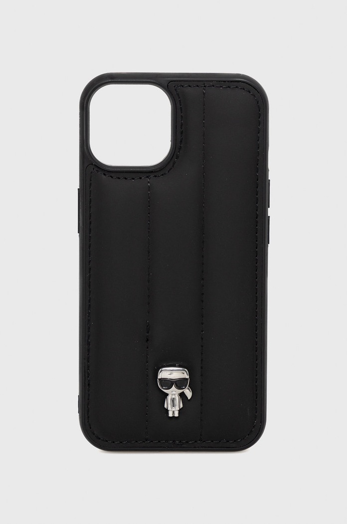 Karl Lagerfeld etui na telefon iPhone 14 6,1" na telefon czarny KLHCP14SPSQPK