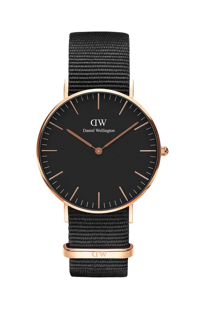 Ρολόι Daniel Wellington Classic 36 Cornwall ροζ DW00100150