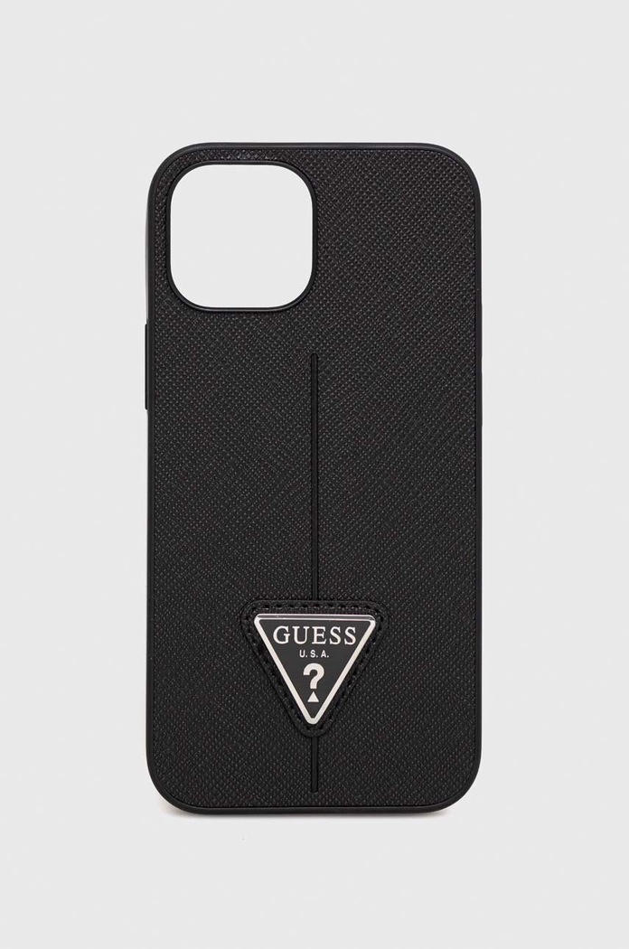 Guess Etui na telefon iPhone 13 mini 5,4" czarny GUHCP13SPSATLK